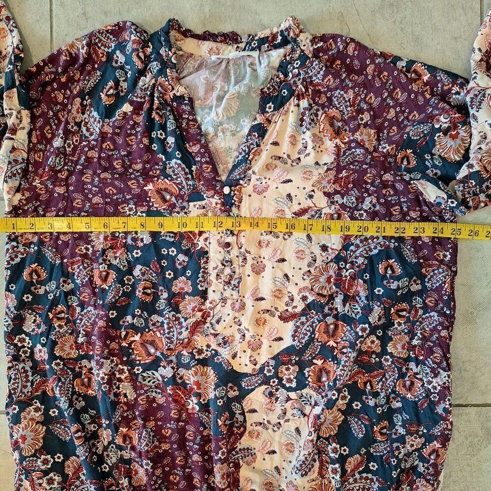 Adyson‎ Parker Long Sleeve Floral  size 3x - Picture 6 of 6